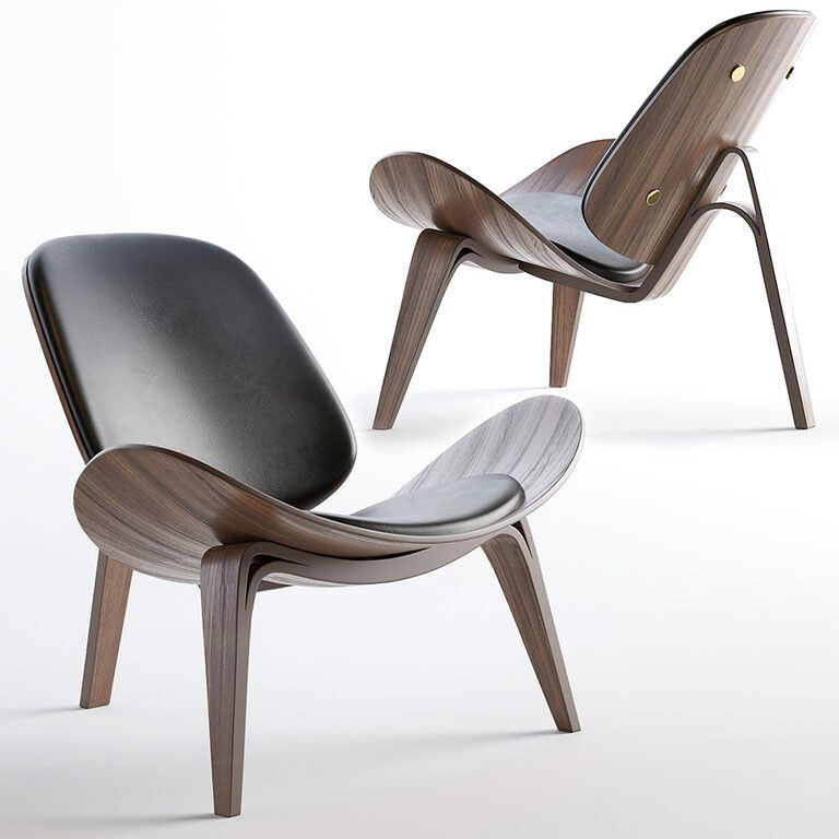 Školjka stolica (Shell Chair ili CH07) osmišljena je 1963. godine, ali je dizajnom bila ispred svog vremena, pa se sa serijskom proizvodnjom čekalo nekoliko decenija. Danas se smatra jednim od najpoznatijih i najrevolucionarnijih Vegnerovih komada nameštaja.