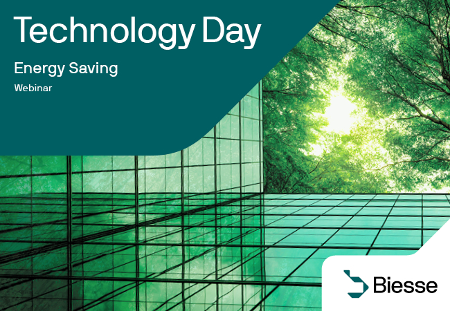 Technology Day Energy Saving Webinar Biesse 2025